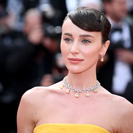  ماري ليست Mary Leest مهرجان كان 2025 (مصدر الصورة: Stephane Cardinale - Corbis/Corbis via Getty Images)