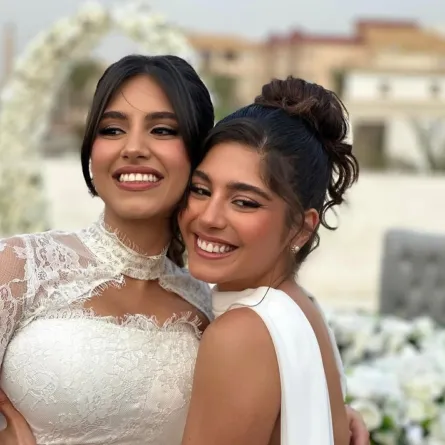 مايان السيد في كتب كتاب شقيقتها- الصورة من حساب مايان على إنستغرام