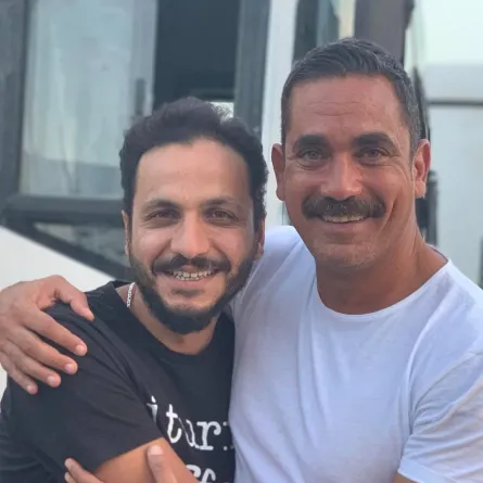 أمير كرارة وبيتر ميمي - الصورة من حساب أمير كرارة على فيسبوك