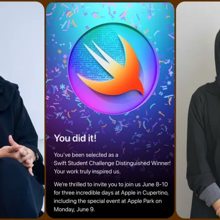 الفائزتان بتحدي سويفت من آبل