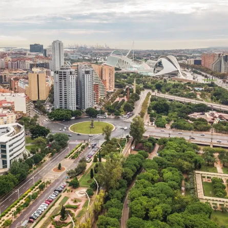 جانب من مدينة فالنسيا