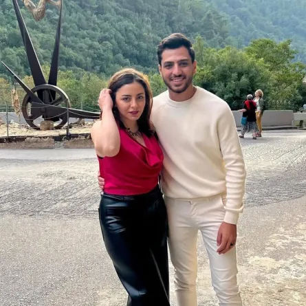 إلهام عبد البديع ووليد سامي - الصورة من حسابها على انستغرام