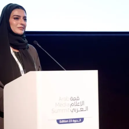 نهال بدري الأمين العام لمجلس دبي للإعلام. الصورة من wam
