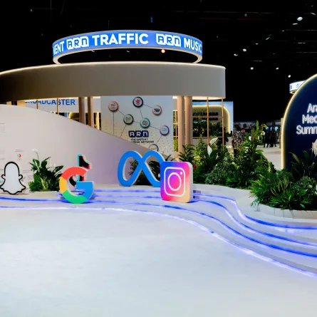 قمة الإعلام العربي- الصورة من حساب نادي دبي للصحافة على إكس 