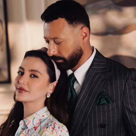 أحمد فهمي ومرام علي من مسلسل اتنين قهوة