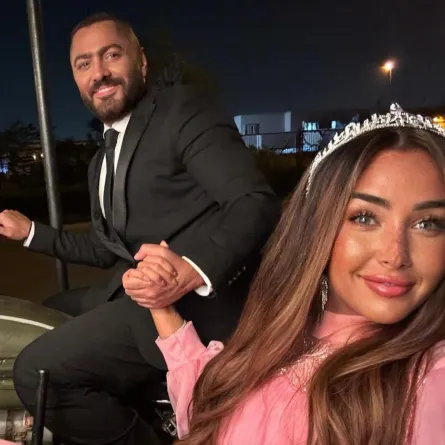 تامر حسني وهنا الزاهد من فيلم ريستارت- الصورة من حساب هنا الزاهد على إنستغرام