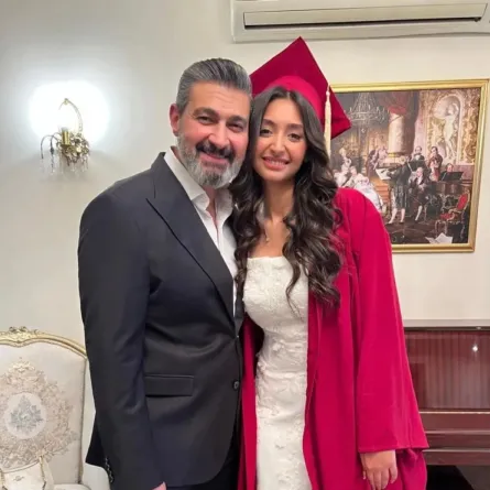 ياسر جلال وابنته قدرية - الصورة من حسابه على إنستغرام