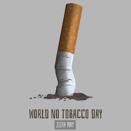 بوستر اليوم العالمي من دون تدخين 
