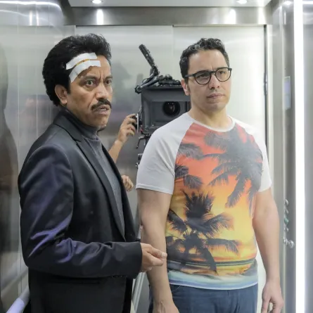 سامح حسين والمخرج هاني حمدي من كواليس التصوير - الصورة من حساب المخرج على فيسبوك