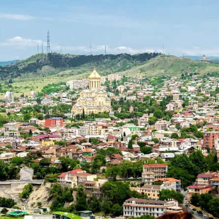 لقطة لمدينة تبليسي