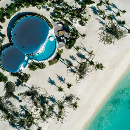 صورة جوية لمنتجع شيبارة