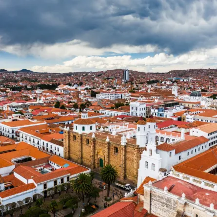 لقطة لسوكري القلب الثقافي لبوليفيا