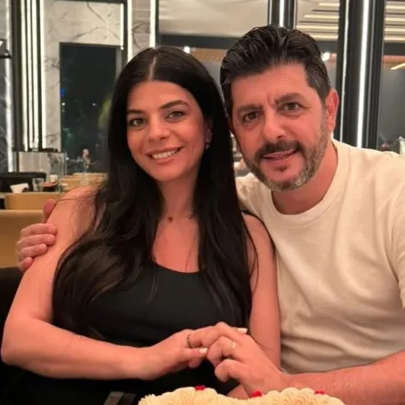 طوني عيسى وزوجته أمونة عيد - الصورة من حساب أمونة على إنستغرام