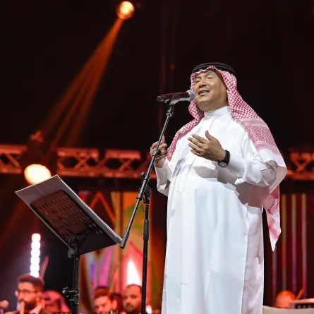 حفل الفنان محمد عبده ضمن فعاليات العيد في دبي- الصورة من المركز الإعلامي لمجموعة روتانا للموسيقى