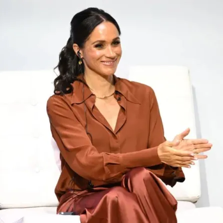 ميغان ماركل في كولومبيا (Meghan Markle in Colombia). مصدر الصورة: Raul ARBOLEDA / AFP