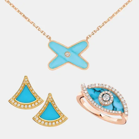 مجوهرات بحجر الفيروز