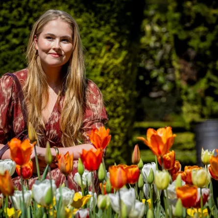 الأميرة أماليا في مدريد أسبانيا (Princess Amalia in Madrid, Spain). مصدر الصورة: Patrick van Katwijk/Getty Images