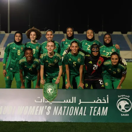 أخضر السيدات يستعد لتصفيات كأس آسيا 2026 - الصورة من موقع الاتحاد السعودي لكرة القدم 