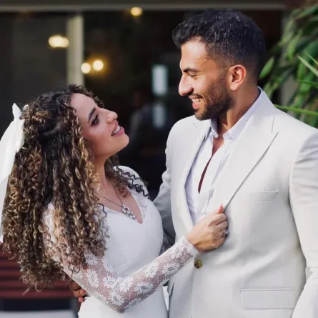 منة عدلي القيعي وزوجها يوسف حشيش- الصورة من حساب يوسف على إنستغرام