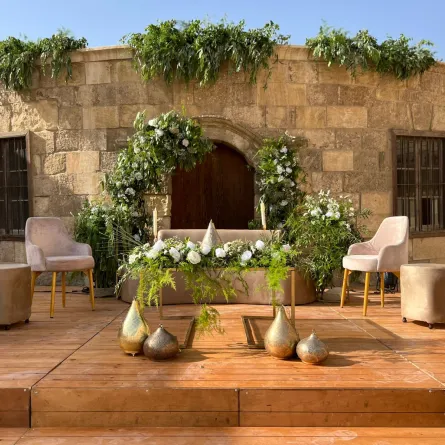 ديكورات حفل الزفاف