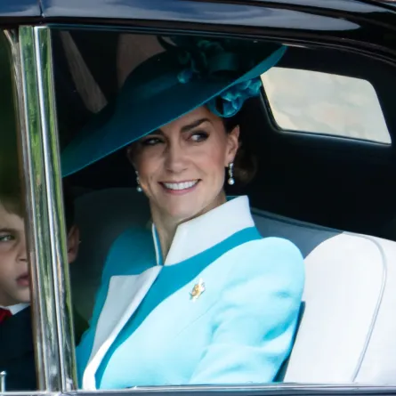 الأمير لويس وكارثرين (كيت ميدلتون) في لندن، إنجلترا (Prince Louis and Cartherine in London, England). مصدر الصورة: Samir Hussein/WireImage