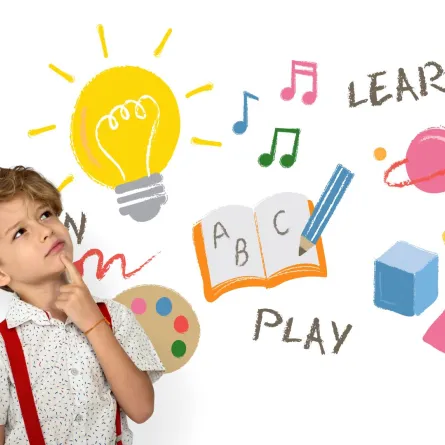 صورة تعبر عن نمو دماغ الطفل