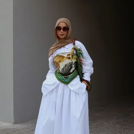 مدونة الموضة سهى طه - الصورة من حسابها على إنستغرام