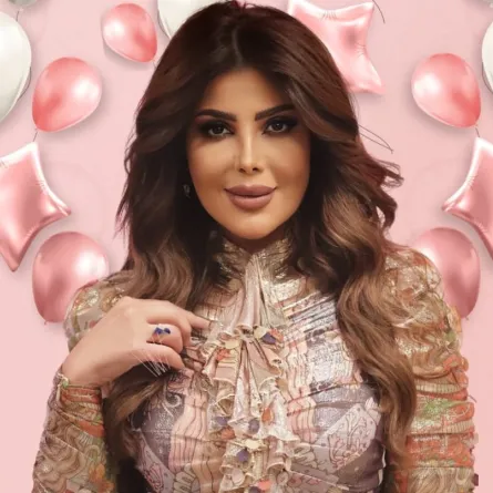 صيحات مكياج قوي من وحي إلهام الفضالة في يوم ميلادها..فخامة ورقي