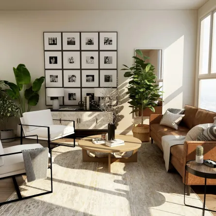 غرفة معيشة مودرن