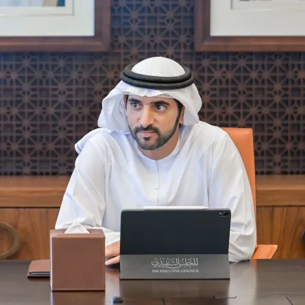 الشيخ حمدان بن محمد بن راشد آل مكتوم. الصورة من مكتب دبي الإعلامي