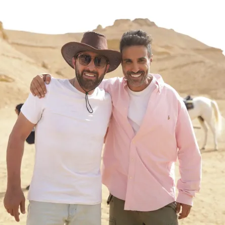 أحمد السقا وأحمد فهمي - الصورة من الشركة المنتجة لفيلم عصابة الماكس