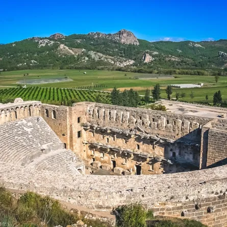 مسرح أسبندوس في جنوب غرب تركيا