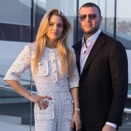 إيلي صعب جونيور وزوجته كريستينا مراد صعب- الصورة من حسابها على إنستغرام