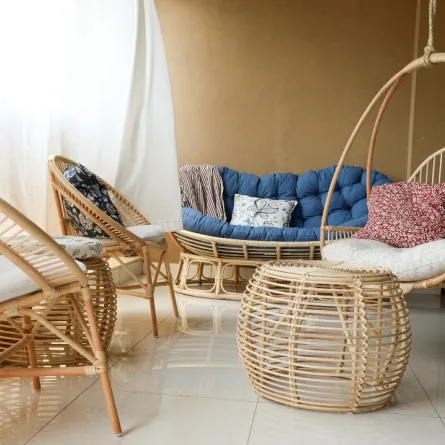 الخيزران مادة طبيعية تناسب أساليب الديكور الداخلي المختلفة