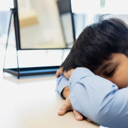 صورة لشعور الطفل بالإرهاق