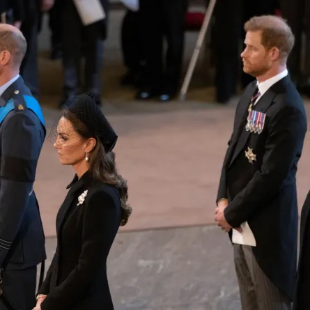 الأمير ويليام، كاثرين (كيت ميدلتون)، هاري وميغان في لندن، إنجلترا (Prince William, Catherine, Harry and Meghan in London, England). مصدر الصورة: Darren Fletcher - WPA Pool/Getty Images