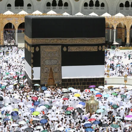 خطيب وإمام صلاة عيد الأضحى بالمسجد الحرام والمسجد النبوي – الصورة من حساب رئاسة الشؤون الدينية بالمسجد الحرام والمسجد النبوي على إكس