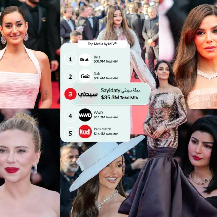 سيدتي تحصد المركز الثالث عالمياً والأول عربياً في تقرير Launchmetrics لمهرجان كان 2025