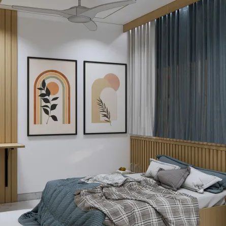 غرفة نوم ضيقة