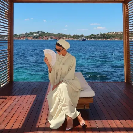 مدونة الموضة فاطمة حسام -الصورة من حسابها على إنستغرام