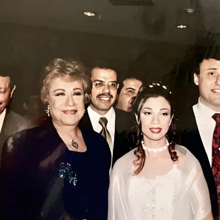 في فرح علاء محمود مرسي وأمل فوزي - الصورة من أمل فوزي