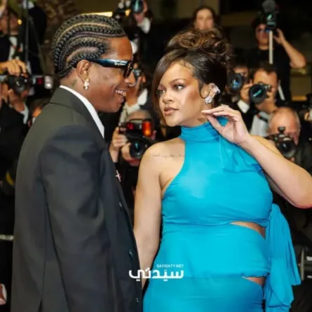 ريهانا وإيساب روكي في مهرجان كان السينمائي- الصورة خاصة بـ سيدتي من تصوير يوسف بوهوش