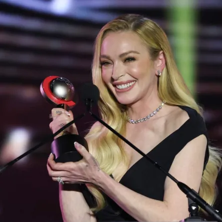 ليندسي لوهان في لاس فيغاس، نيفادا (Lindsay Lohan in Las Vegas, Nevada). مصدر الصورة: Ethan VALERIE MACON / AFP