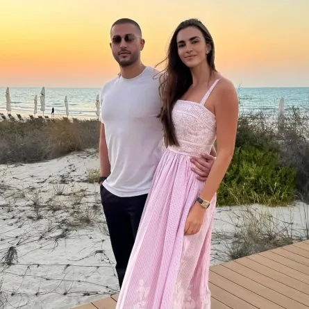 زين قطامي وخطيبها سيليو صعب- الصورة من حسابها على إنستغرام