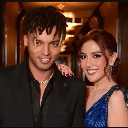 مي كساب وزوجها أوكا- الصورة من حساب أوكا الخاص بإنستغرام