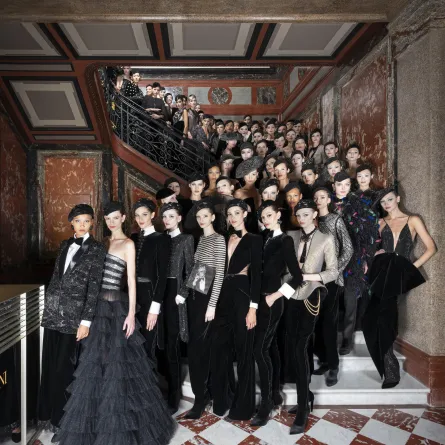 جيورجيو أرماني بريفيه الأزياء الراقية خريف وشتاء 2025- 2026 Giorgio Armani Prive- الصورة من العلامة