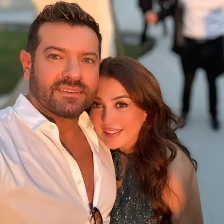 كندة علوش برفقة زوجها عمرو يوسف- الصورة من صفحتها على إنستغرام