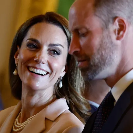 Prince William and Kate Middleton - مصدر الصورة BENJAMIN CREMEL / POOL / AFP