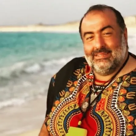 المخرج الراحل سامح عبد العزيز - الصورة من حساب طليقته وأم ابنته الفنانة روبي على إنستغرام