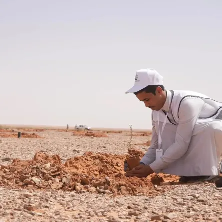 تدشين حملة نصنع التأثير لتنمية الغطاء النباتي - الصورة من وكالة الأنباء السعودية "واس"